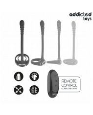 ADDICTED TOYS - ANNEAU PÉNITENTIAIRE VIBRANT POUR POINT P AVEC TÉLÉCOMMANDE