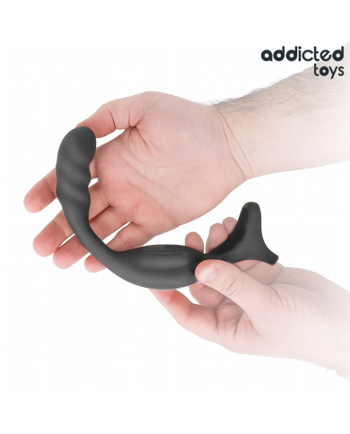 ADDICTED TOYS - ANNEAU PÉNIS PROSTATIQUE DOUBLE AVEC TÉLÉCOMMANDE