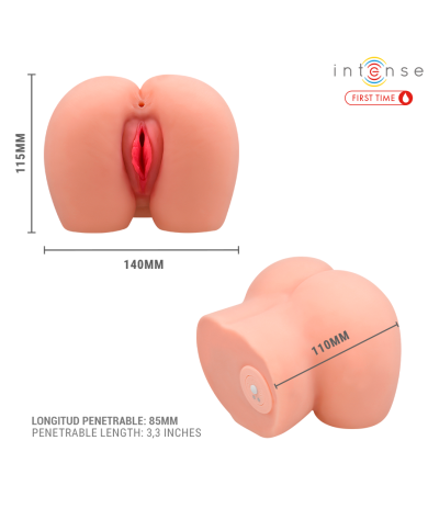 INTENSE FIRST TIME - MASTURBATEUR VIBROMASSEUR ARIANA VIRGIN AVEC SAIGNEMENT