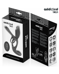 ADDICTED TOYS - ANNEAU DOUBLE PÉNIS AVEC STIMULATEUR CLITORIAL