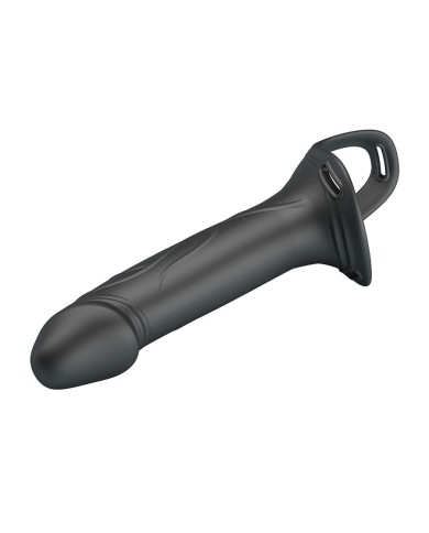 PRETTY LOVE - LANDON BLACK STRAP-ON VIBRANT