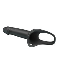 PRETTY LOVE - LANDON BLACK STRAP-ON VIBRANT