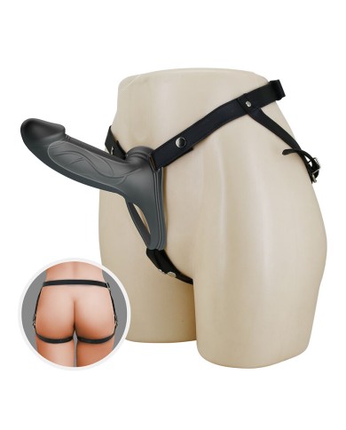 PRETTY LOVE - LANDON BLACK STRAP-ON VIBRANT