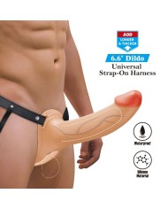 PRETTY LOVE - LANDON LIGHT-SKIN VIBRATING STRAP-ON