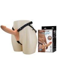 PRETTY LOVE - LANDON LIGHT-SKIN VIBRATING STRAP-ON