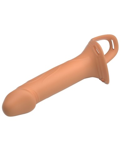 PRETTY LOVE - LANDON LIGHT-SKIN VIBRATING STRAP-ON