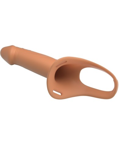 PRETTY LOVE - LANDON LIGHT-SKIN VIBRATING STRAP-ON