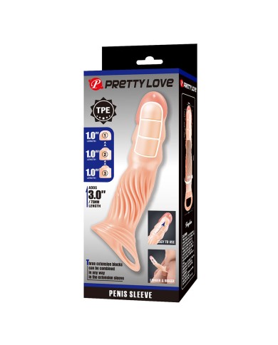 PRETTY LOVE - GAINE PÉNIENNE TEXTURÉE AVEC EXTENSEURS