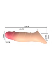 PRETTY LOVE - DARNELL REALISTIC EFFECT PENIS COVER
