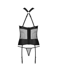 PASSION - AMANDA CORSET CUIR ÉCOLOGIQUE L/XL