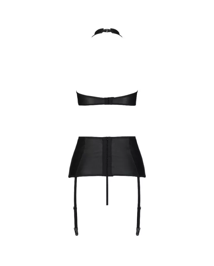 PASSION - ENSEMBLE NANCY CUIR ÉCOLOGIQUE L/XL