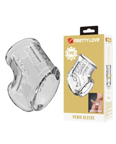 PRETTY LOVE - GAINE PÉNIENNE COURTE ET TRANSPARENTE