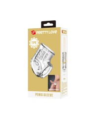 PRETTY LOVE - GAINE PÉNIENNE COURTE ET TRANSPARENTE