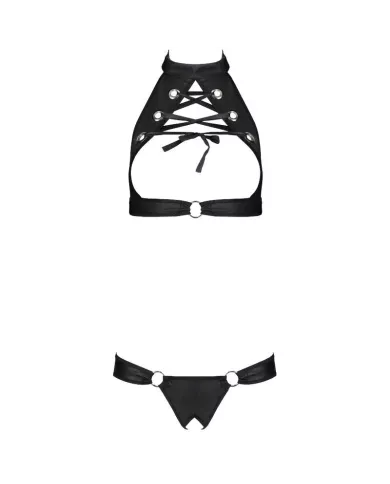 PASSION - ENSEMBLE CUIR ÉCOLOGIQUE MALWIA L/XL