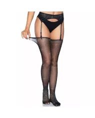 LEG AVENUE - ENSEMBLE PORTE-JARRETELLES ET BAS TAILLE UNIQUE