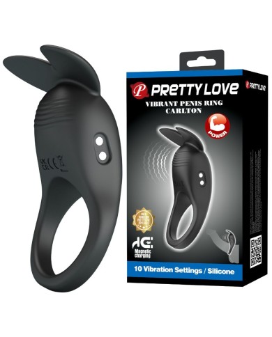 PRETTY LOVE - CARLTON ANNEAU PÉNIS AVEC STIMULATEUR CLITORIAL