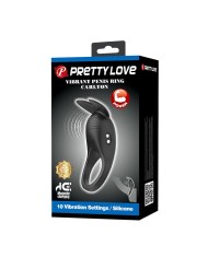 PRETTY LOVE - CARLTON ANNEAU PÉNIS AVEC STIMULATEUR CLITORIAL