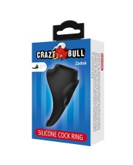 CRAZY BULL - ZADOK ANNEAU ERGONOMIQUE AVEC STIMULATEUR PÉRINÉAL