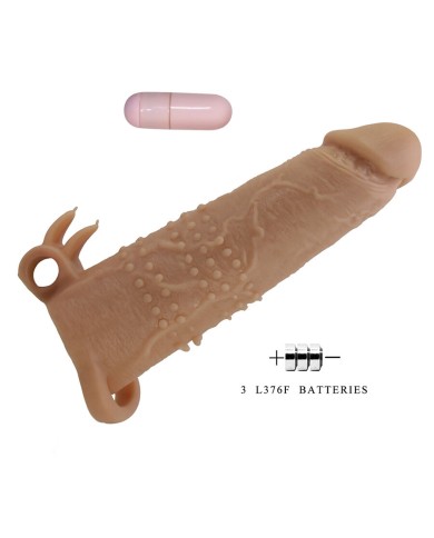 PRETTY LOVE - QUILLON MANCHON PÉNIS AVEC STIMULATEUR CLITORIAL ET VIBRATION