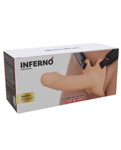 HIDDEN DESIRE - INFERNO MANCHON PÉNIS AVEC SANGLE 16 CM