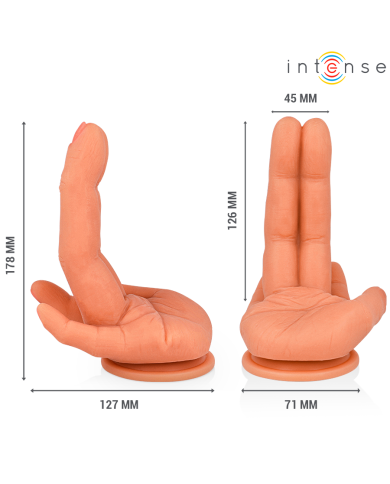INTENSE - LEELA STIMULATEUR POINT G MAIN FLEXIBLE 12,6 CM