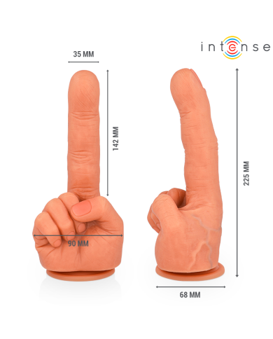 INTENSE - STIMULATEUR POINT G HUBERT MAIN FLEXIBLE 14,2 CM