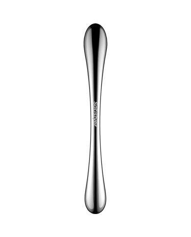 SATISFYER - COSMIC CREST 1 GODEMICHET DOUBLE EXTRÉMITÉ EN ACIER INOXYDABLE