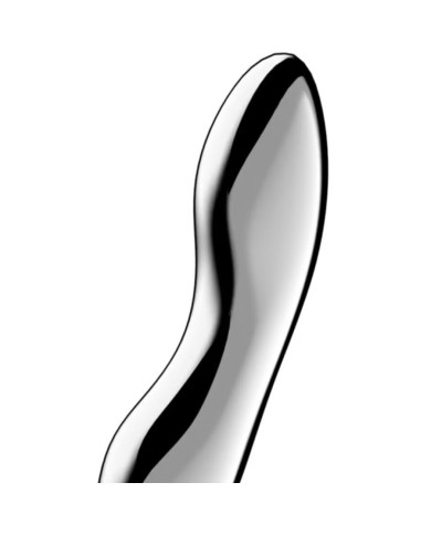 SATISFYER - COSMIC CREST 2 GODEMICHET DOUBLE EN ACIER INOXYDABLE