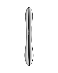 SATISFYER - PURE GRAVITY 1 GODEMICHET DOUBLE EXTRÉMITÉ EN ACIER INOXYDABLE