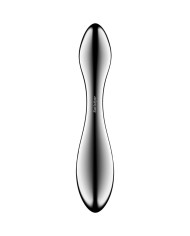 SATISFYER - PURE GRAVITY 3 GODEMICHET DOUBLE EXTRÉMITÉ EN ACIER INOXYDABLE