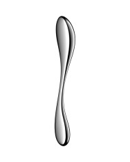 SATISFYER - STAR FORCE 3 GODEMICHET DOUBLE EN ACIER INOXYDABLE