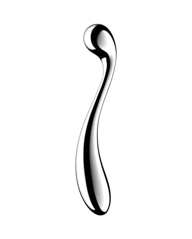 SATISFYER - STAR FORCE 4 GODEMICHET DOUBLE EN ACIER INOXYDABLE