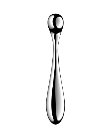 SATISFYER - STAR FORCE 4 GODEMICHET DOUBLE EN ACIER INOXYDABLE