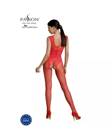 PASSION - BODYSTOCKING ECO COLLECTION ECO BS003 ROUGE PASSION - BODYSTOCKING ECO COLLECTION ECO BS003 ROUGE