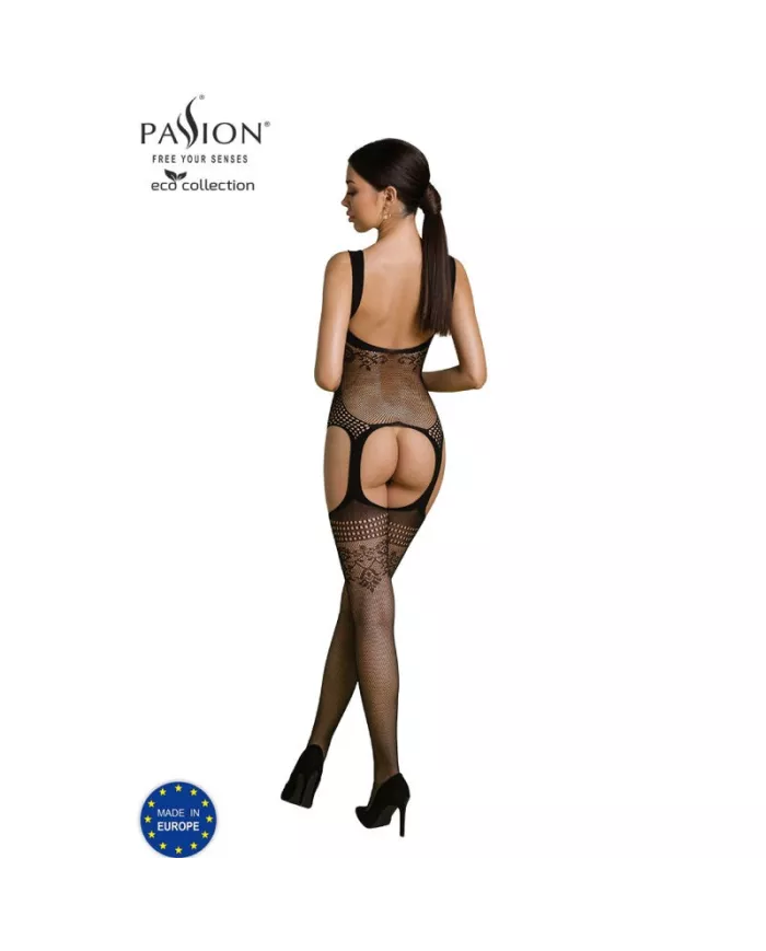 PASSION - BODYSTOCKING ECO COLLECTION ECO BS008 NOIR PASSION - BODYSTOCKING ECO COLLECTION ECO BS008 NOIR