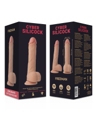 CYBER SILICOCK - FREEMAN SILICONE LIQUIDE SOUPLE ULTRA RÉALISTE 20 CM -O- 3.8 CM