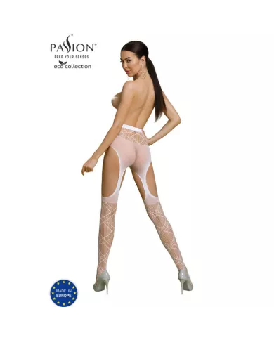 PASSION - BODYSTOCKING ECO COLLECTION ECO S005 BLANC