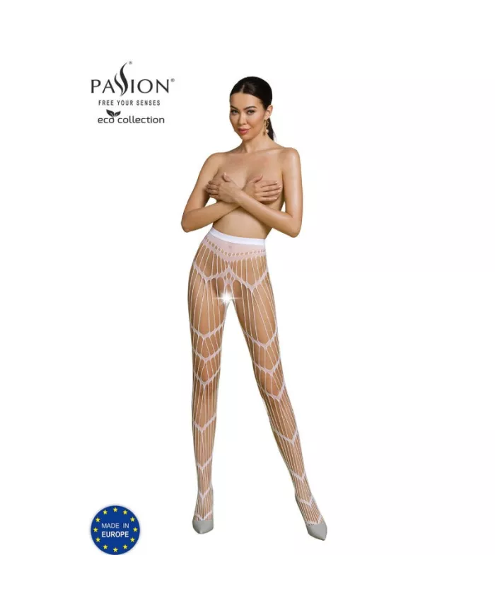PASSION - BODYSTOCKING ECO COLLECTION ECO S006 BLANC PASSION - BODYSTOCKING ECO COLLECTION ECO S006 BLANC