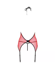 PASSION - PEONIA CORSET LIGNE ÉROTIQUE ROUGE S/M PASSION - PEONIA CORSET LIGNE ÉROTIQUE ROUGE S/M