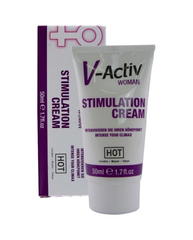 HOT - CRÈME STIMULANTE V-ACTIV POUR FEMMES 50 ML