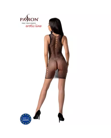 PASSION - BS097 BODYSTOCKING NOIR TAILLE UNIQUE