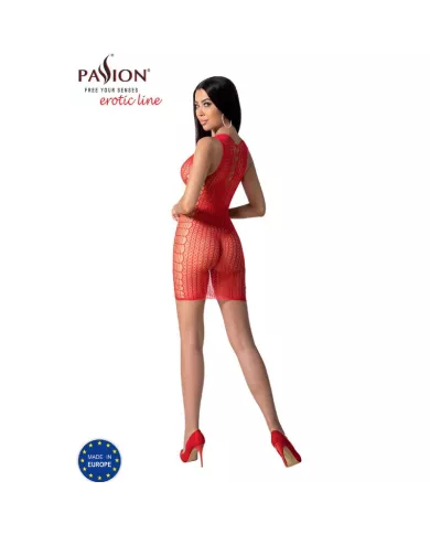 PASSION - BS097 BODYSTOCKING ROUGE TAILLE UNIQUE