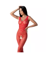 PASSION - BS098 BODYSTOCKING ROUGE TAILLE UNIQUE PASSION - BS098 BODYSTOCKING ROUGE TAILLE UNIQUE