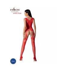 PASSION - BS099 BODYSTOCKING ROUGE TAILLE UNIQUE