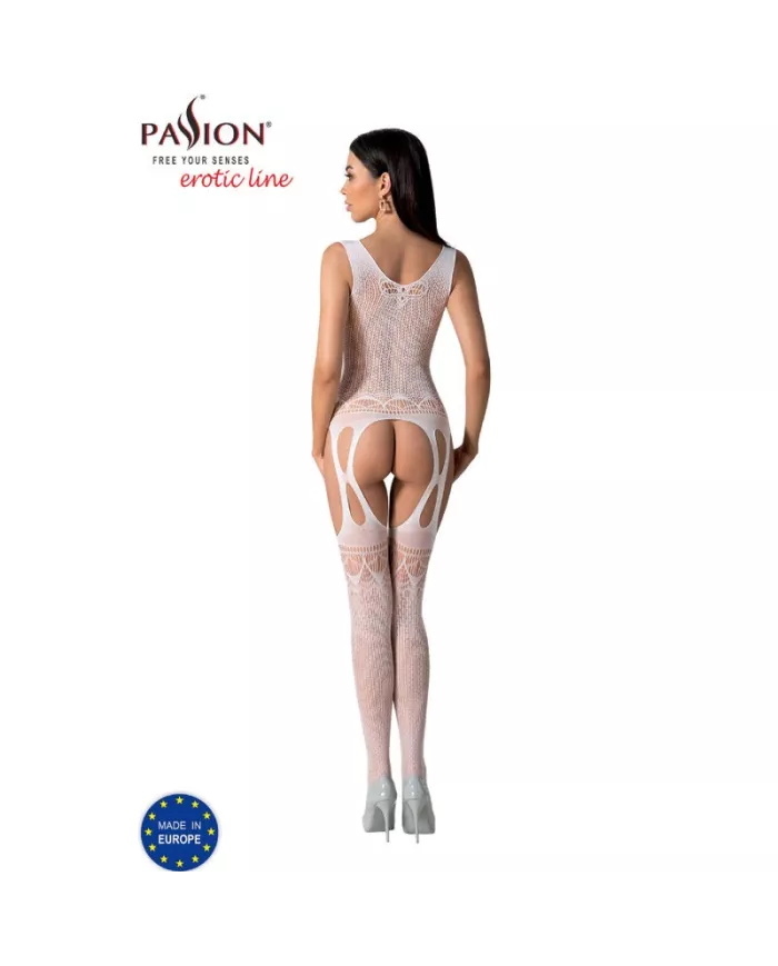 PASSION - BS099 BODYSTOCKING BLANC TAILLE UNIQUE PASSION - BS099 BODYSTOCKING BLANC TAILLE UNIQUE