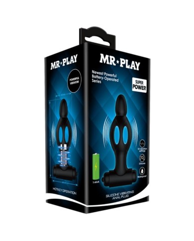 MR PLAY - PLUG ANAL EN SILICONE AVEC VIBRATION