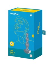 SATISFYER - VIBRATEUR LOLLI PLUG 2 PLUG VERT