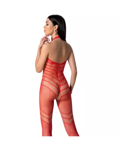 PASSION - BS100 BODYSTOCKING ROUGE TAILLE UNIQUE