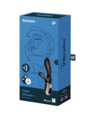 SATISFYER - APPLICATION HEAT CLIMAX+ VIBRATEUR ANAL NOIR