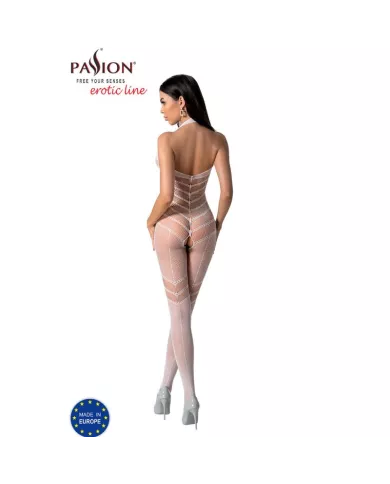 PASSION - BODYSTOCKING BLANC BS100 TAILLE UNIQUE